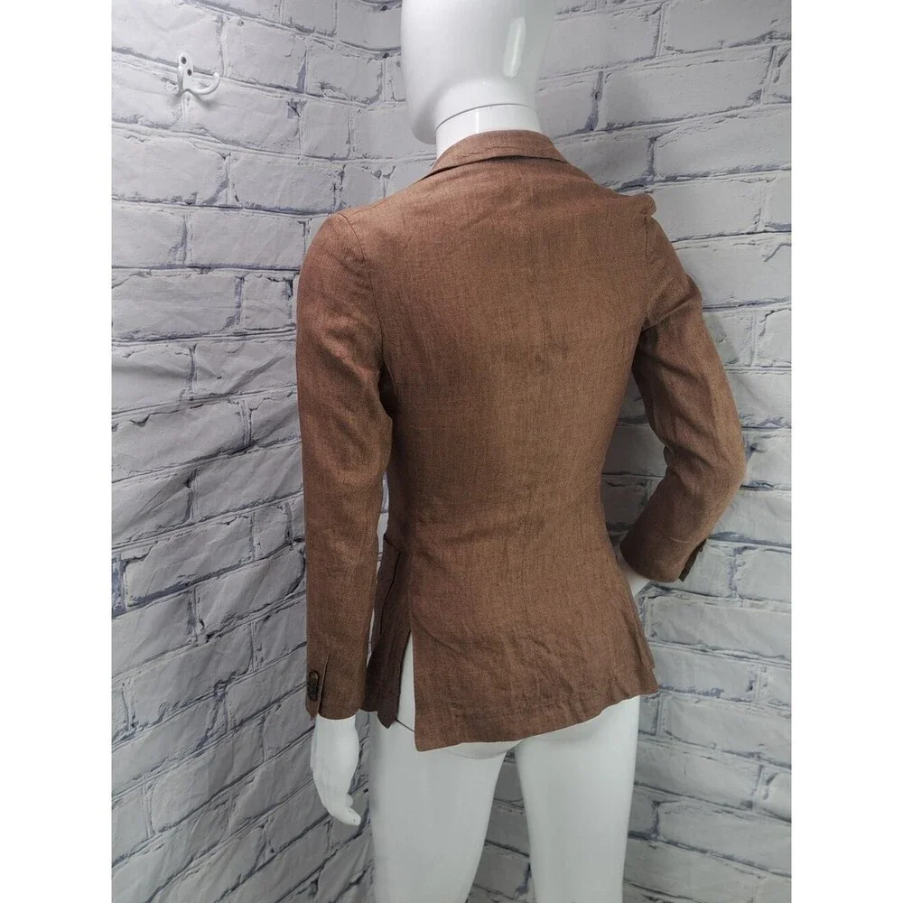 Spier & Mackay Men's Blazer Sport Coat Slim Jacket Linen Half Lined XXS 34R